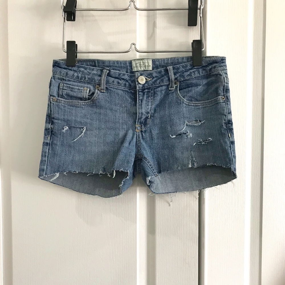Aeropostale “Bayla” Jeans Shorts 5/6 Distressed